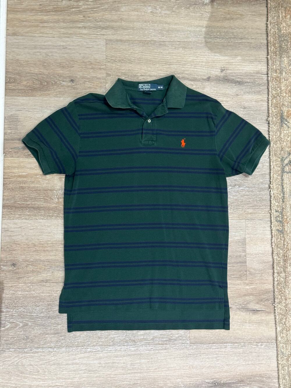 Polo Ralph Lauren Men’s Heavyweight Cotton Striped Polo Shirt Size M